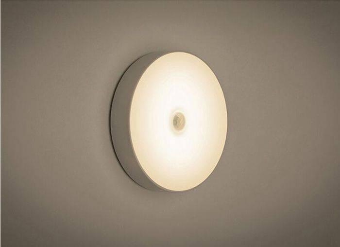 Led Body Induction Lamp Induction Night Light Warm White Pir Sensor