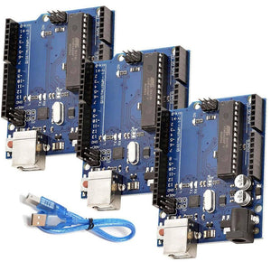 Arduino Uno R3 Dip With Usb Cable Without Arduino Logo