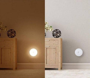 Led Body Induction Lamp Induction Night Light Warm White Pir Sensor