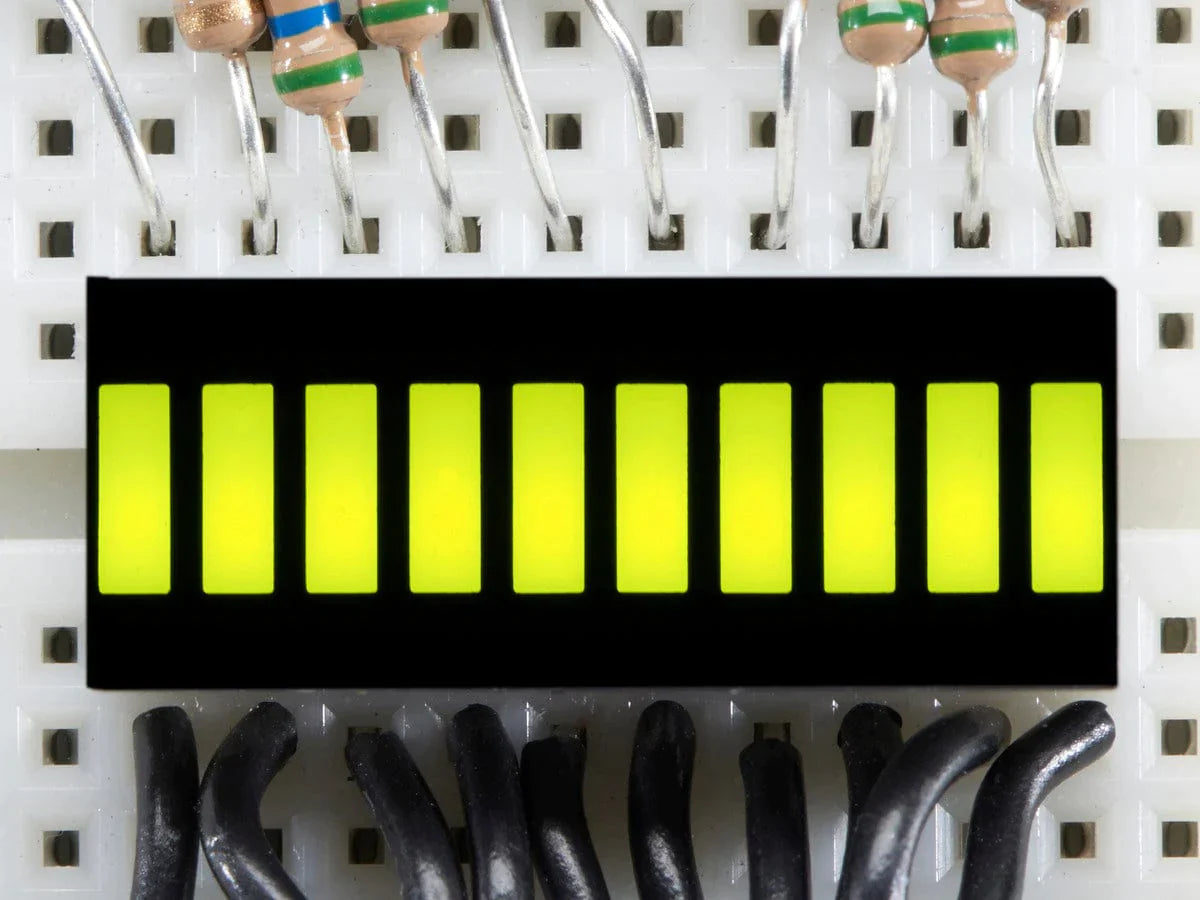 Green 10 Segment Light Bar Graph Led Display