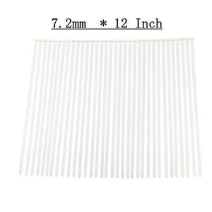 100pcs 12 Inch Nylon Wire Organizer Zip Clip Cable Tie