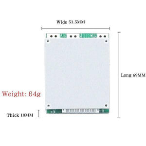 13s 35a 48v Li-ion Lithium 18650 Bms Pcb Pcm Battery Pack Balance Integrated Circuits Board For Arduino