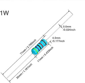 1/4 Watt, Quarter Watt ,0.25w 1% Metal Film Resistor