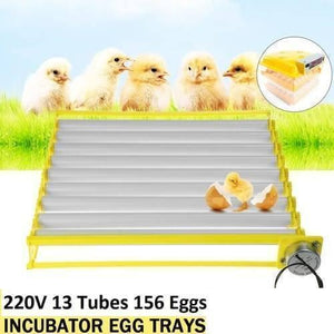 Discontenued 220v Egg Incubator Roller Tray Multifuntion 156 Birds Eggs 13 Tubes Egg Capacity Poultry Incubator Hatcher