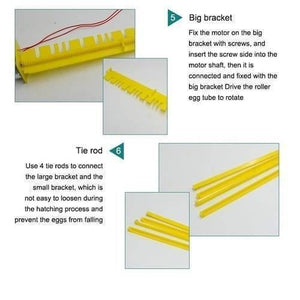 Discontenued 220v Egg Incubator Roller Tray Multifuntion 156 Birds Eggs 13 Tubes Egg Capacity Poultry Incubator Hatcher