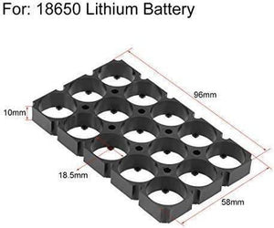 18650 Battery Holder 3x5 Cell 18650 Batteries Spacer Holders Radiating Plastic Holder Bracket For Diy Battery Pack