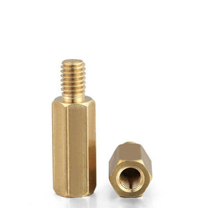 10mm+5mm M3 Male To Female Pcb Spacer Brass Pcb Standoff