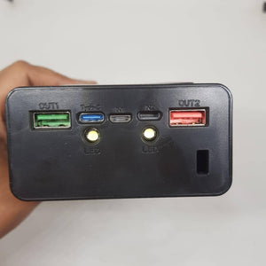 16*18650 Battery Storage Box Pd Qc3.0 Quick Charge Diy Power Bank Box Case Without Cell