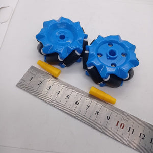 1 Piece 52mm Mecanum Omni Wheels Tires For Diy Rc Robot Toys Tt Motors