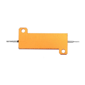 1R 50w Watt Load Resistor Aluminum Wire Wound Golden