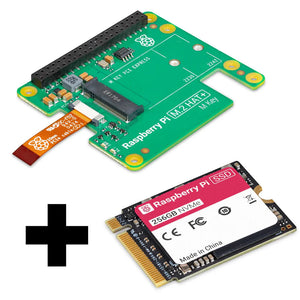 256gb Raspberry Pi Ssd Kit Ssd Kit M.2 Ssd & M.2 Hat