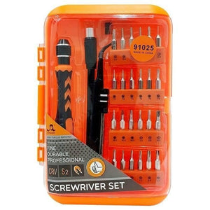 28pcs Precision Screwdrivers Tools Set Kit Pack For Electronics Pc Mobile Phones Smartphones Model Making 91025