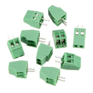 Kf 128 2p 5mm Pitch 2 Pin Pcb Screw Terminal Block Connector - Digilog Pakistan
