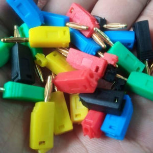 Mix Color 2mm Banana Plug For Electrical And Electronics Lab Trainers