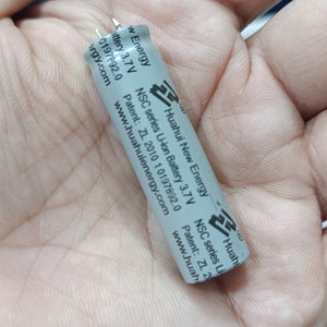 Stock Lot 3.7V 800mAh Lithium Battery 14mm x 50mm 2-Pin Rechargeable (Li-ion Cylindrical Cell)
