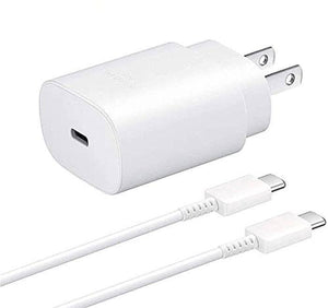 Samsung 25w Type c Fast Charger With Type c To Type c Cable - High Quality