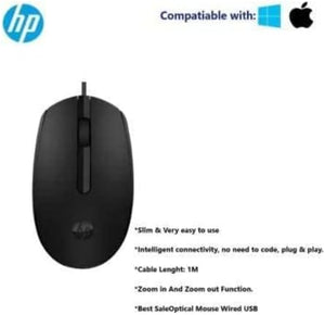 Hp Mouse Wired M10 Black
