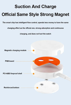 Magnetic Wireless Smartwatch Charging Cable