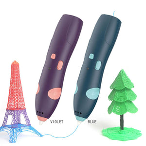 3d Pen For 3d Printing, Pcl Drawing Pen, Usb Chargeable 3d Pen With Safe Pcl Filament