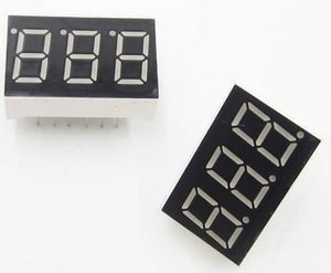 3 Digit Common Cathode 7 Segment Led Display