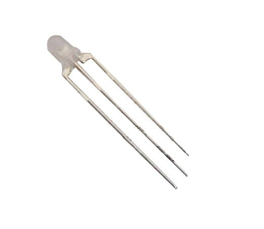 3mm Red / Blue Bi Colour Common Anode 3 Pin Diffused 2.1v Led