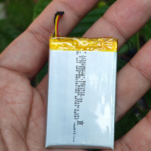 3mm x 35mm x 55mm 3.7v 500mah Lithium Polymer Rechargeable Battery
