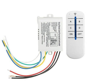 4 Channel Remote Control Switch 4 On Off 220v | Home Automation Kit from Digilog.pk