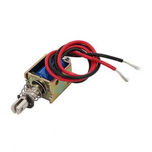 Dc6v 300ma Control Electrical 10mm 4n Force Push Pull Type Frame Dc Solenoid