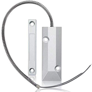 YZIF Wired Metal Door Magnetic Contact Sensor Detector - Garage Warehouse Security Magnetic Switch Alarm