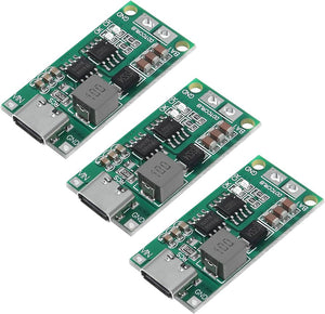 4A 3S Type C 11.1V Step-Up Boost LiPo Polymer Li-Ion Charger 12.6Vdc 18650 Lithium Battery