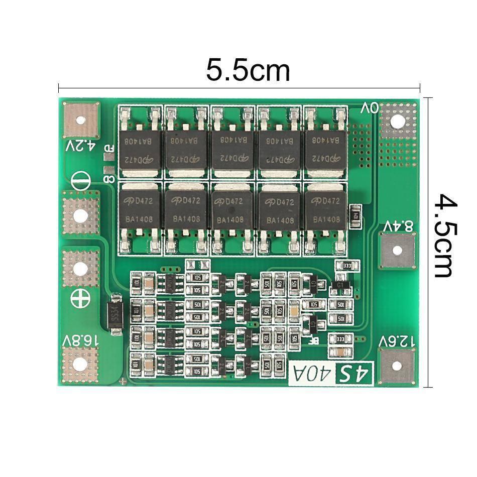 Dell Hw-296 4s 40a Enhance Li-ion Lithium Battery Protection Board