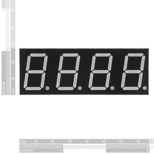 Common Anode 4 Digit 7 Segment Red Led Display