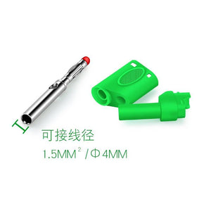 1 Piece 4mm Stackable Banana Plug Connectors Test Plug Banana Plug Pl6-pl8