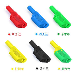 1 Piece 4mm Stackable Banana Plug Connectors Test Plug Banana Plug Pl6-pl8