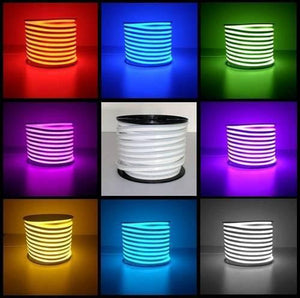 50 Meter 12v Neon Rope Light Red, Green Blue, White, Pink