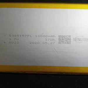 5385157pl 3.7v 10000mah Lithium Ion Battery Stock Lot