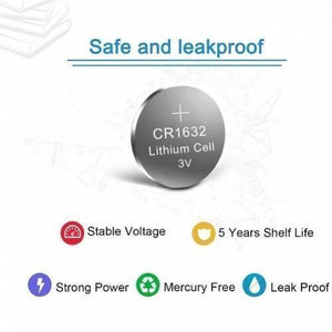 3v Lithium Button Coin Cell Battery Cr1632