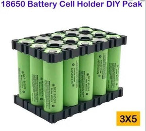 5x3 15 Cell 18650 Battery Spacer Radiating Holder Bracket With Lock For Electric Car Bike