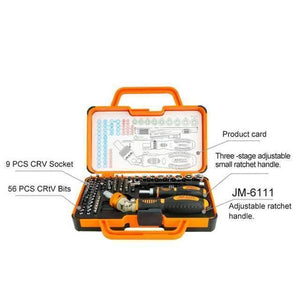 Jm-6111 69 In 1 Screwdriver Ratchet Hand-tools Suite Furniture Computer Electrical Maintenance Tools