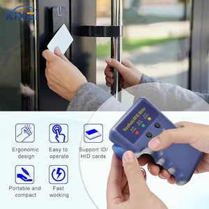 125khz Handheld Rfid Reader Writer, Upgrade Smart Id Card Duplicator Cloner