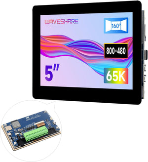 On Demand ESP32-S3 5inch Capacitive Touch Display Development Board, 5-Point Touch, 32-Bit LX7 Dual-Core Processor, Support Wi-fi & BLE, with Onboard Antenna, 800×480 Display Resolution