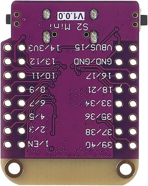 Esp32 S2 Mini S2 Mini V1.0.0 Wifi Board Based Esp32-s2fn4r2 Esp32-s2 4mb Flash Type-c Connection Compatible With Micropython