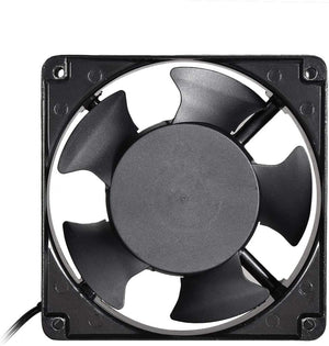 220V Cooling Fan 120mm x 120mm x 38mm 0.14A Dual Ball Bearings 4.75 Inch Fan