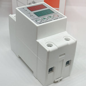 63a 230v Adjustable Over Under Voltage Protector Voltage Ampere Relay Protection Breaker With Over Current Protector | Digilog.pk