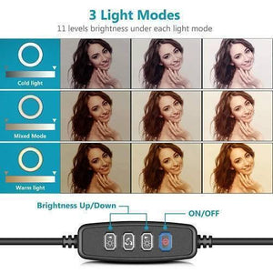 6 Inch 15cm Selfie Led Ring Light Without Stand For Tiktok Video Live Camera Makeup