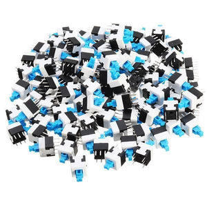6 Pin Push Lock Button 7x7 Pcb Mount Dpdt Switch