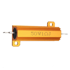 1R 50w Watt Load Resistor Aluminum Wire Wound Golden