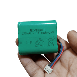 6v Battery 2000mah Ni-mh Battery Pack Size Aa Rechargeable