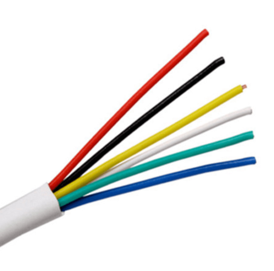 6 Core 1 Meter Electronic Signal Wire With Earth Line And Shield