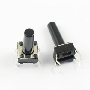 6x6x14mm Momentary Tactile Tact Push Button Switch 4 Pin Dip High 14mm